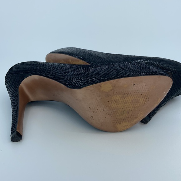 BCBG GENERATION BG-PARADE Leather Heel Shoes for WOMEN - Black - Size 6M - Picture 9 of 13